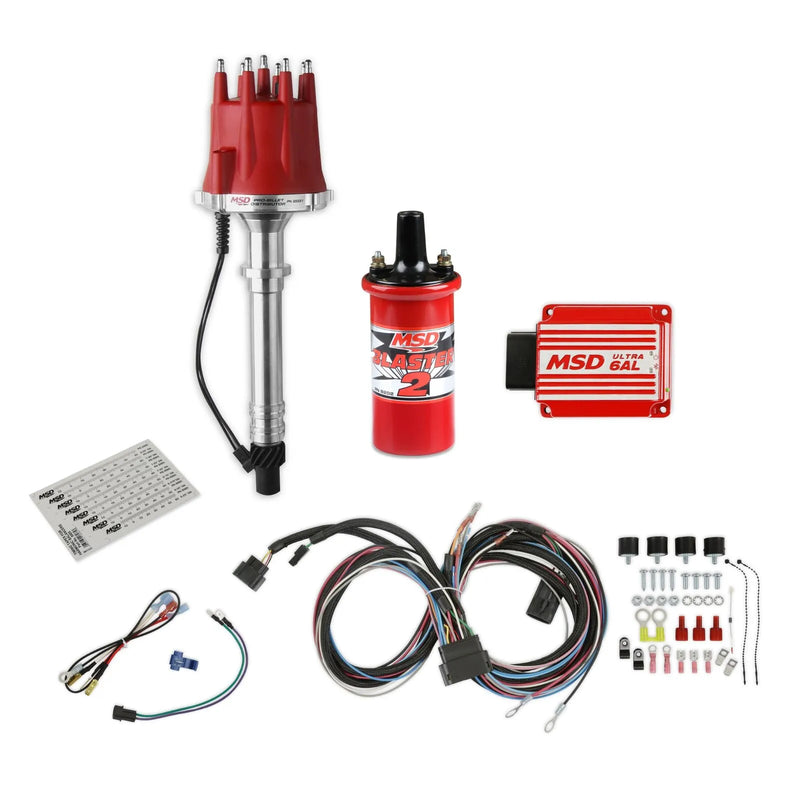 MSD 85551K Chevy V8 Pro-Billet Distributor Bundle