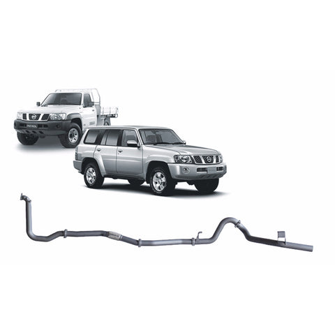 Redback Extreme Duty Exhaust 3in Turbo Back (No Cat & No