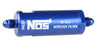 NOS 15551NOS In-Line Hi-Flow Nitrous Filter, 4AN - Blue