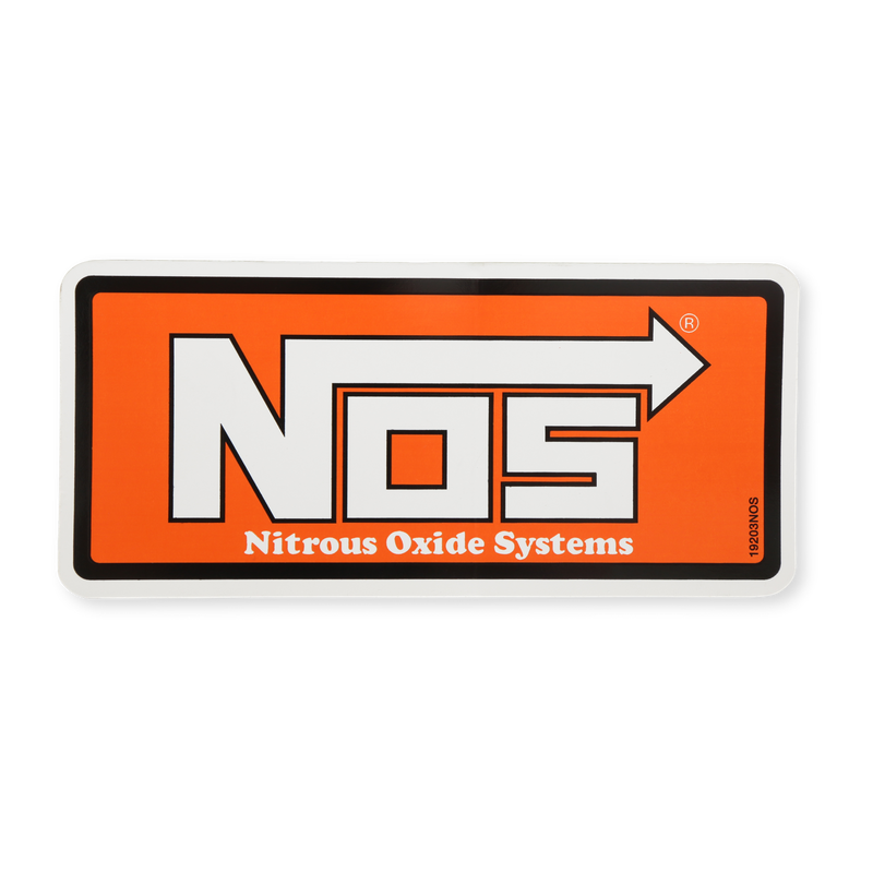 NOS 19203NOS Decal 5.5" x 2.5" Rectangle, Sold
