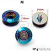 Bumper Trun Neo Chrome JDM Aluminum Quick Release Fasteners Kit Fit
