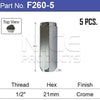 Nice Products Chrome Wheel Nut F260-5