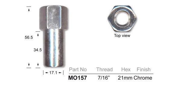 Nice Products Mag Wheel Nuts MO157