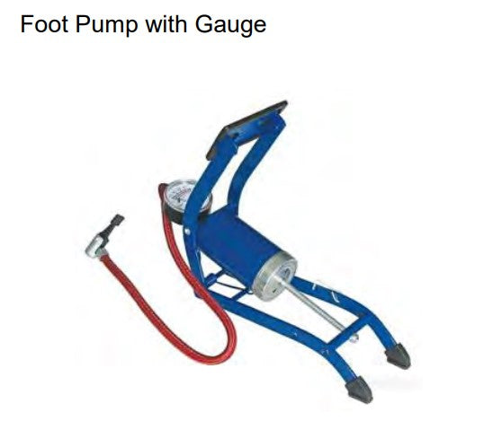Haigh Foot Pump W/Gauge FP50G