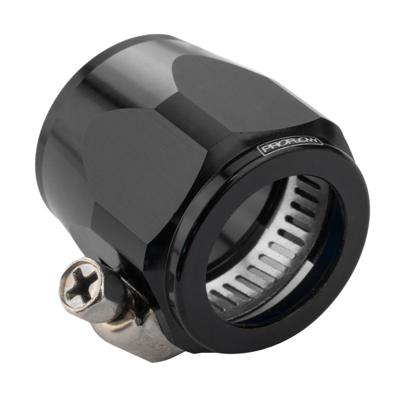 Proflow Hex Hose Finishers # 8 Black PFE150-08BK