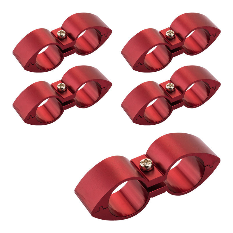 Proflow Billet Hose Sep # 6 Red 14Mm Hole PFE155-06R