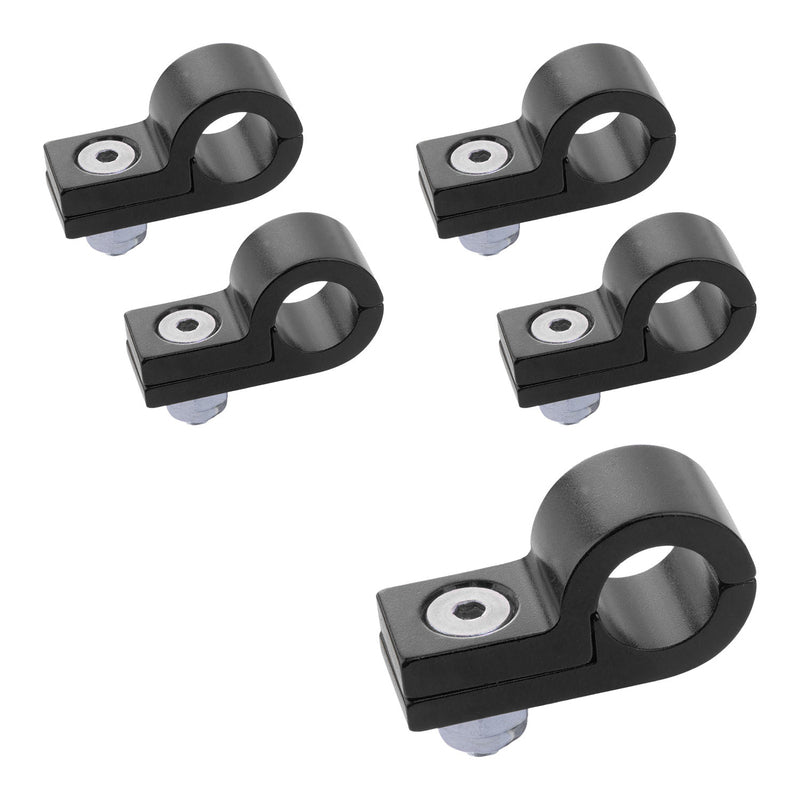 Proflow Billet P Clamp Black # 3 PFE157-03BK