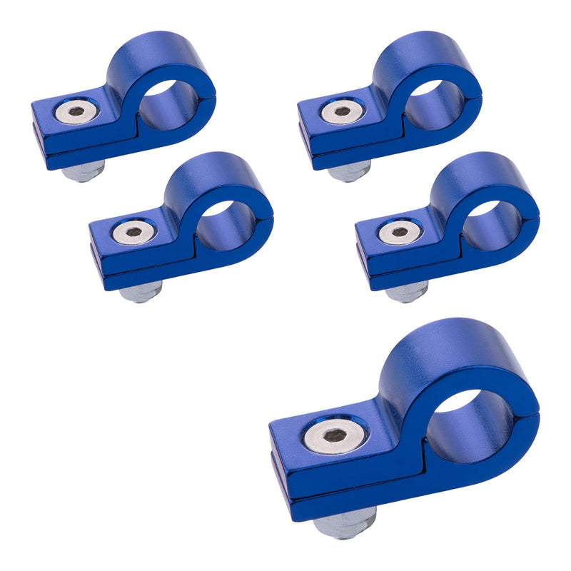 Proflow Billet P Clamp Blue # 4 PFE157-04B