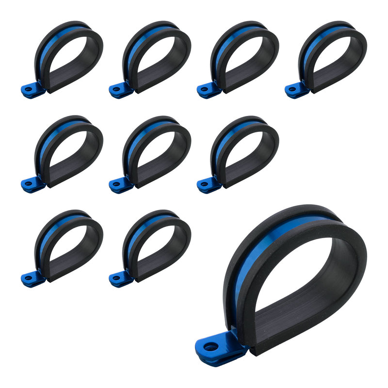 Proflow Cushioned P Clamp # 4 Blue 10Pk PFE158-04B