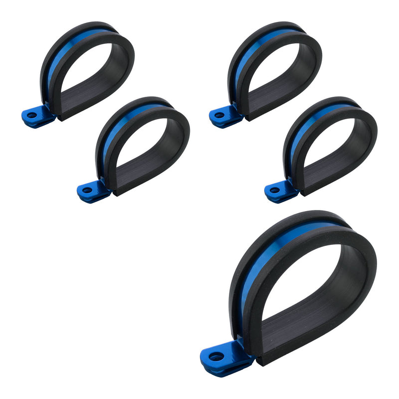 Proflow Cushioned P Clamp # 16 Blue 5Pk PFE158-16B