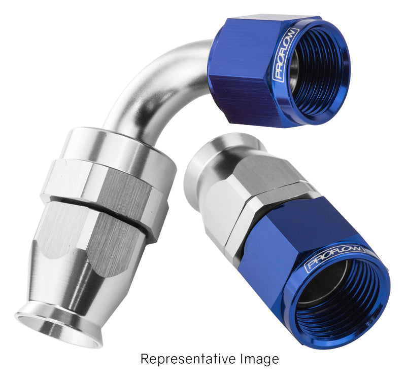 Proflow # 8 45 Degree Hose End Alloy PFE202-08D
