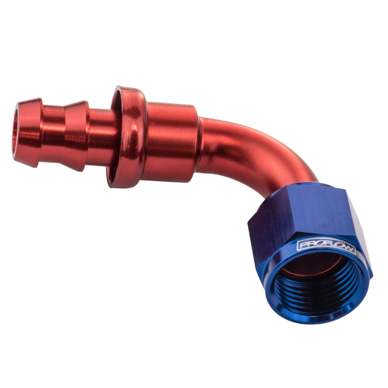 Proflow 90 Deg Push On Hose End # 8 PFE403-08