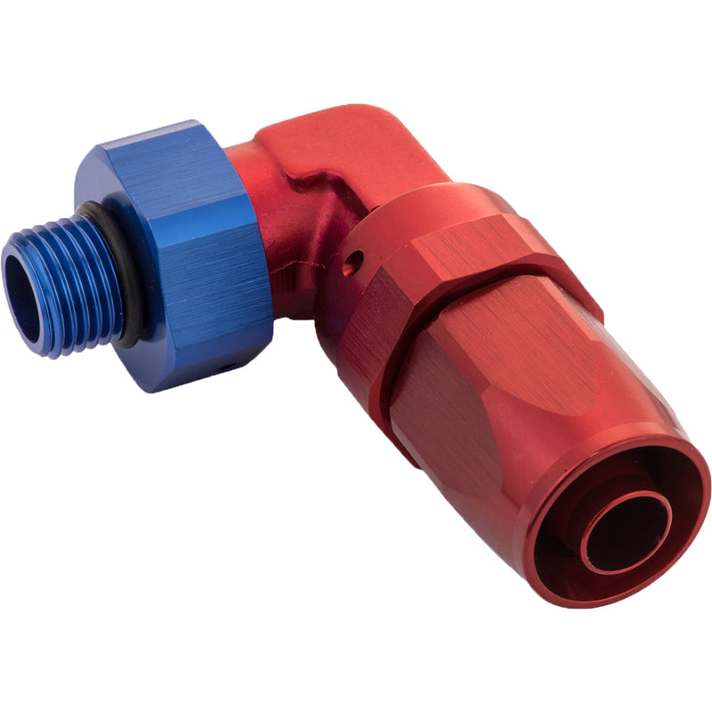 Proflow 90 Deg # 6 Hose To Male # 8 Thr PFE849-06-08
