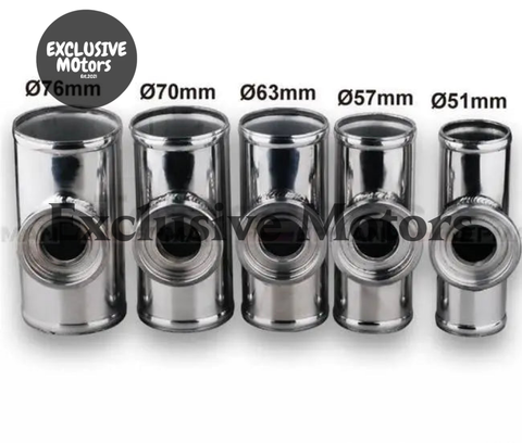 63MM 2.5" NEW SSQV / BLOW OFF VALVE / BOV TURBO T-PIPE/PIPING ADAPTOR FLANGE TK-BOV01FP63