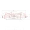 PWR Universal Water To Oil Engine Oil Cooler 3inX 8in