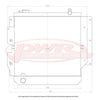 PWR Radiator 55mm fits Jeep Wrangler TJ 1997-06 PWR0239