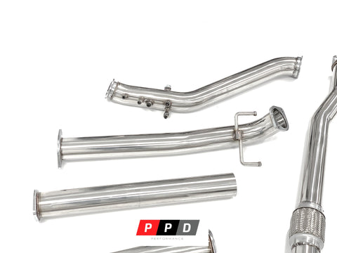 Toyota Hilux (2015+) N80 GUN 2.8L & 2.4L TD 3" Stainless Turbo-back Exhaust - Image 2