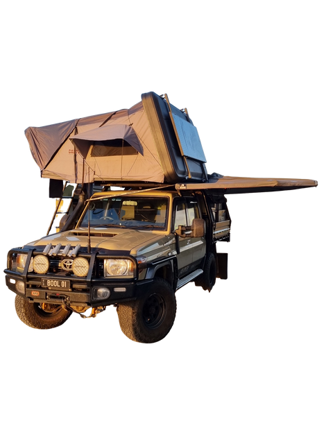 Canyon Off-Road Aluminum 4 Person Roof Top Tent (2.1M Aluminium Hard Shell)