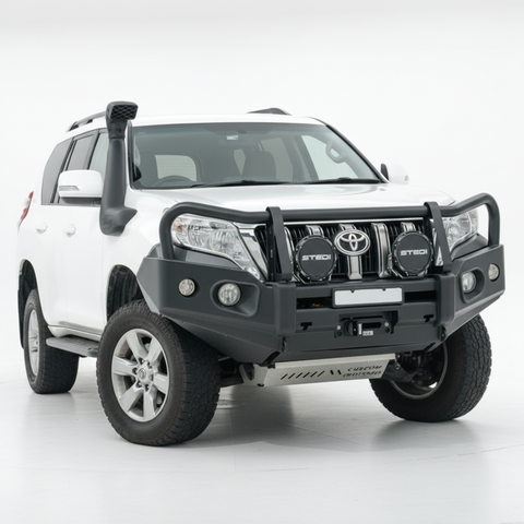 Rockarmor Elite Hoop Steel Bullbar - Toyota Prado 150 Tear Drop 2013-18