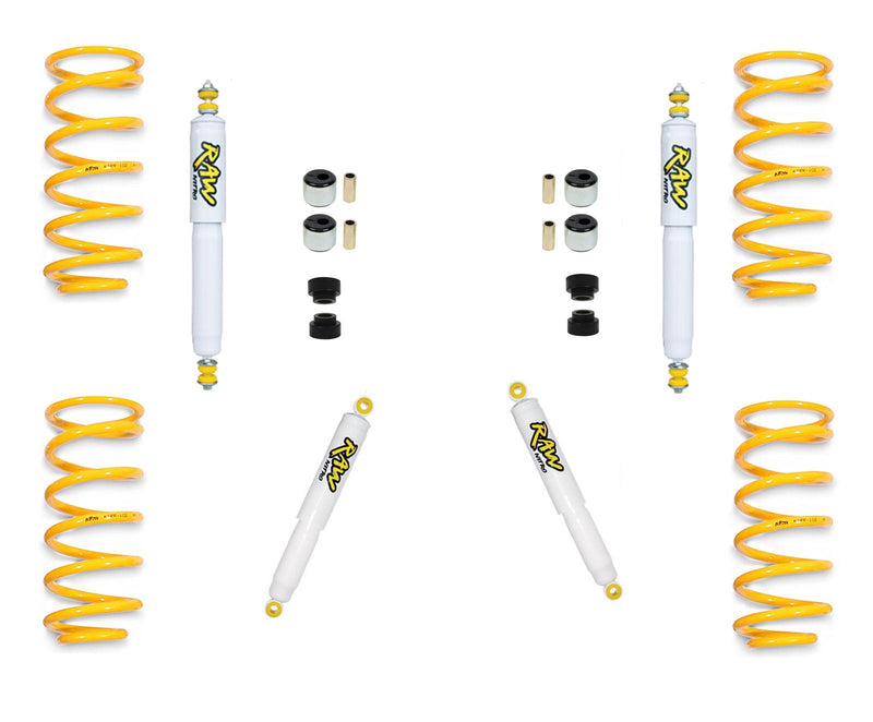 RAW 4x4 2 Inch 50mm RAW Nitro 4x4 Lift Kit to suit Nissan