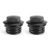Sportster Softail Dyna 82-10 Generic 2x Black Flush Pop Up Fuel Gas Cap Fit