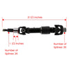 Polaris Sportsman 500 1996 4x4 maxpeedingrods 1pc Rear U Joint Axle Left/Right Fit
