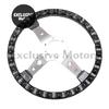 Forged Carbon Style -14-Inch Marble Style Steering Wheel