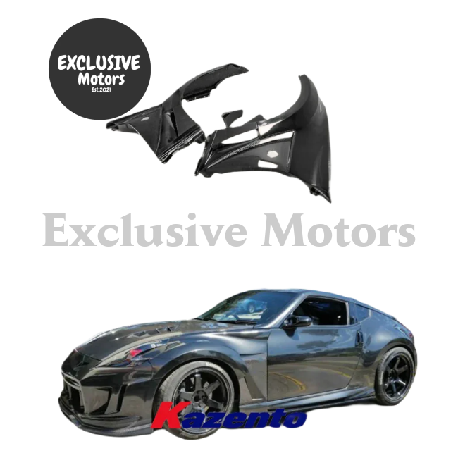 Nissan 370Z Z34 VRS Style Front Fender with Bumper Extension