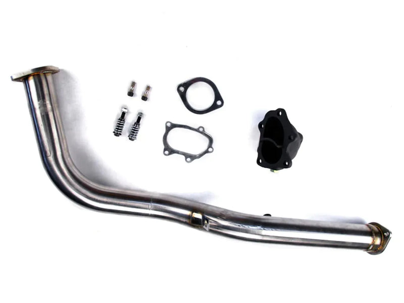 AVO S2D04M3GNOCAT Twin Scroll 3" Race Front Pipe with No Cat (STI 01-07)