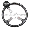 Forged Carbon Style -14-Inch Marble Style Steering Wheel