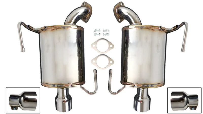 AVO S3A08M3HDL65T Dual Rear Muffler Kit with 4" Exhaust