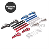 Alloy Silver Bonnet Hood Pin Lock Kit (Universal Fit)