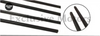 Nissan X-Trail T31 4-Piece Black Outside Window Rubber Seals (2008-2013)
