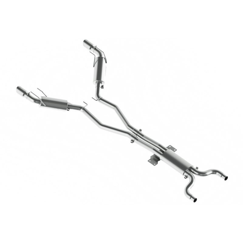 MBRP S7024409 3" Dual Cat Back Round Tips (Camaro | Kren Offroad NZ
