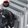 Universal 28 Row 10AN Oil Cooler with 7" Electric Fan & Fittings