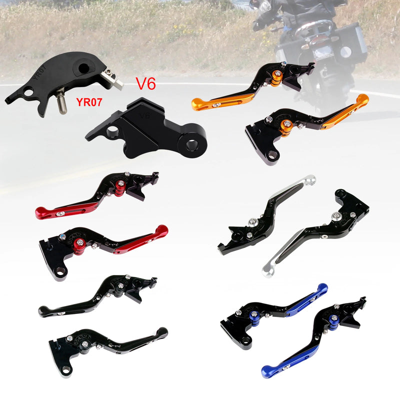Powersports Pro Adjustable Clutch Brake Lever YAMAHA XSR900 XSR900GP MT-09 MT-09SP 2024-2025
