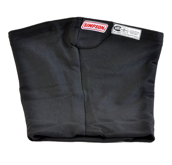 Simpson Racing 23013BK Nomex Helmet Skirt - Black