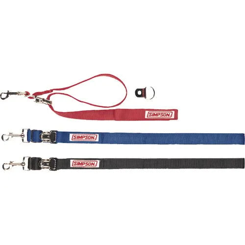 Simpson Racing 36007BK Helmet Restraints - Black