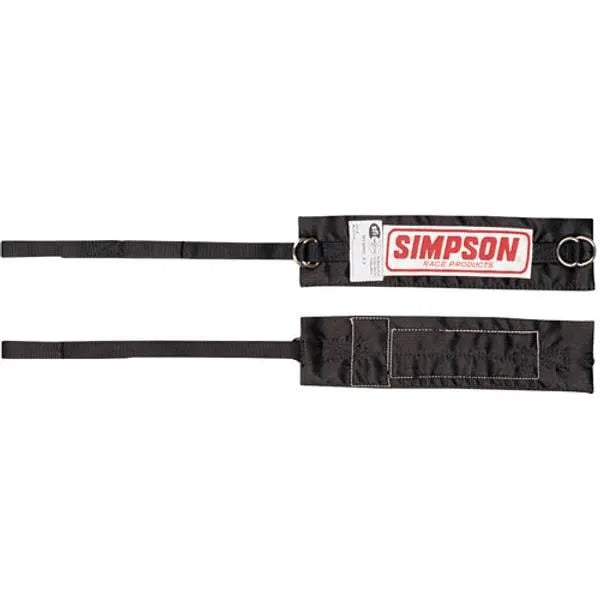 Simpson Racing 3600JBK Arm Restraints - Black - Jr. Arm