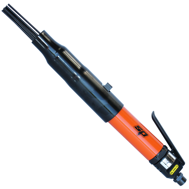 SP Tools SP-2680 Air Needle Scaler - Straight - Heavy Duty