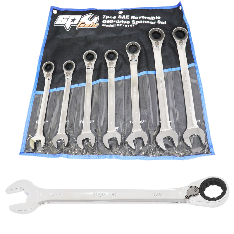 SP Tools SP10167 Gear Drive ROE Quad Drive Spanner Set -