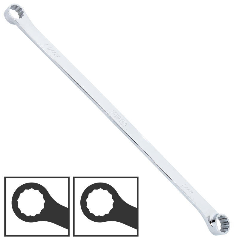 SP Tools Spanner Double Ring SAE 3/8 x 5/16" 15Degree