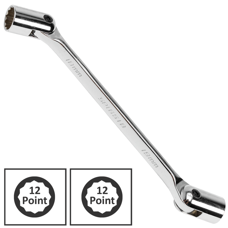 SP Tools Spanner Flexible Double Socket 14 x 15 mm SP16514