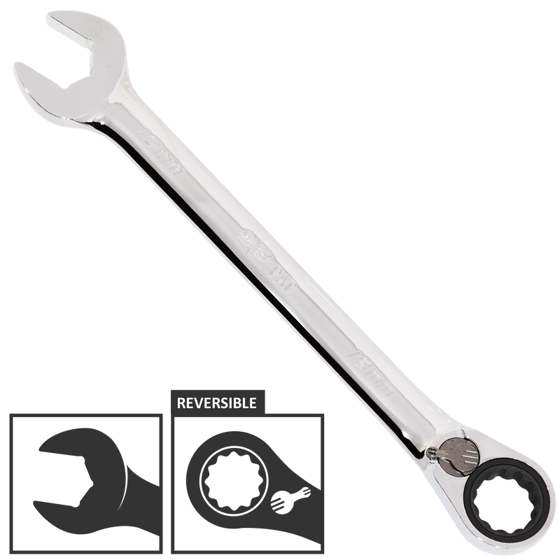 SP Tools Spanner ROE Geardrive Reversible Metric 22mm