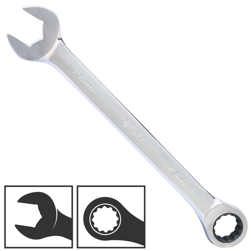 SP Tools SP17106-XPX Gear Drive ROE Quad Drive Spanner -