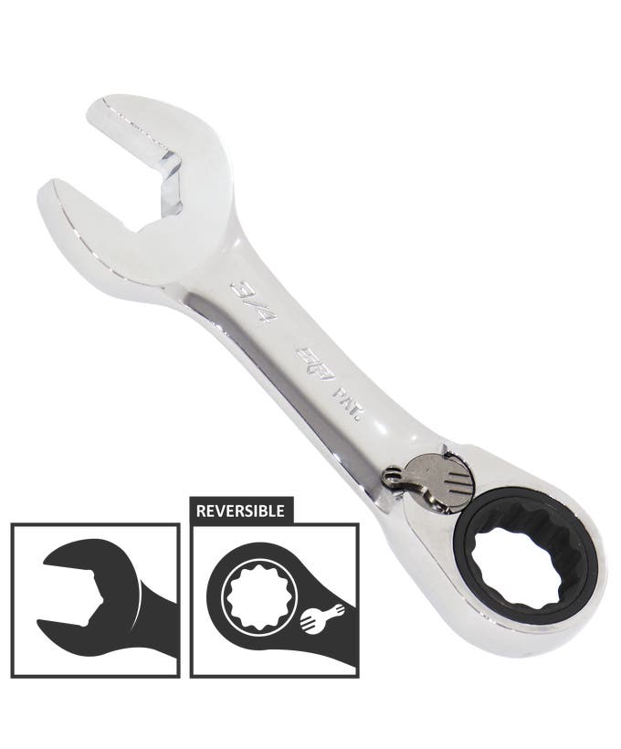 SP Tools Spanner ROE Stubby Reversible Geardrive SAE 3/4"