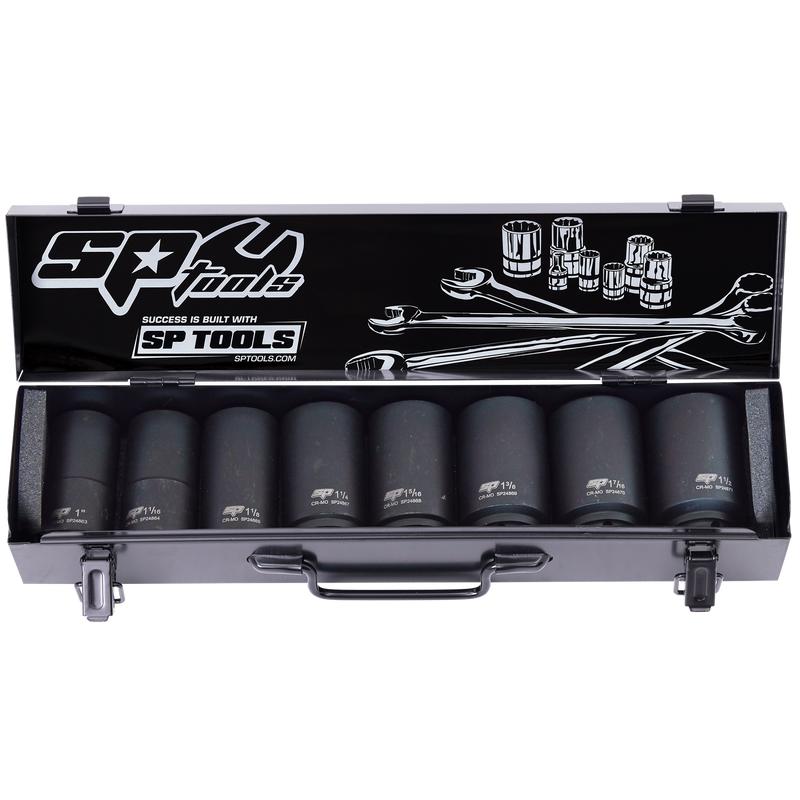 SP Tools SP20425 3/4" Drive Impact Socket Set - Deep -