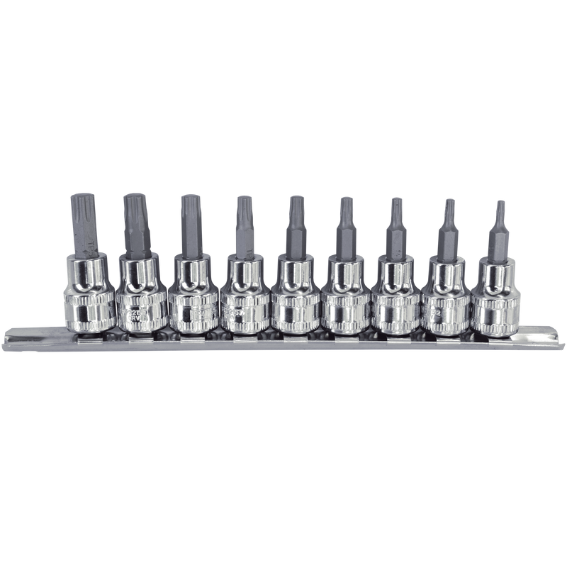 SP Tools Socket Rail 3/8Dr Torx Plus 9pc - L 48mm SP20450