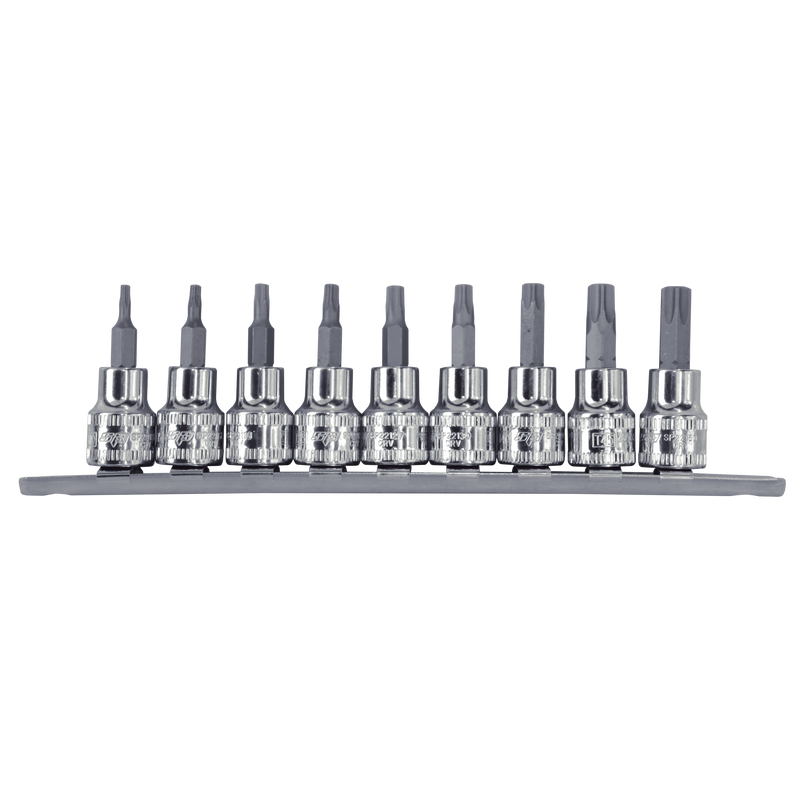 SP Tools Socket Rail 3/8Dr Torx 9pc - L 48mm SP20548