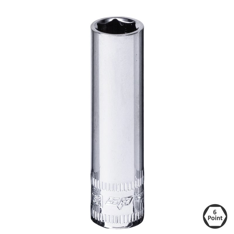 SP Tools Socket Deep 1/4"Dr 6Pt SAE 3/8" SP21457